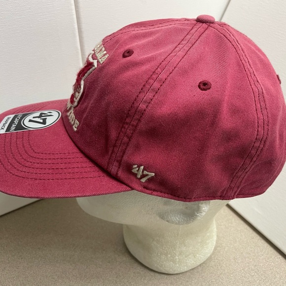 Alabama Crimson Tide Snapback Hat Cap 47 Brand Captain Distressed Vintage Style - Picture 3 of 9